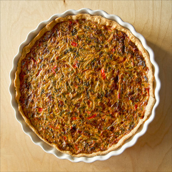 Quiche cu Cheddar & Legume