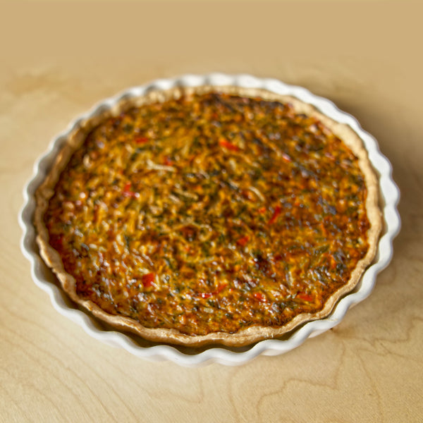 Quiche cu Cheddar & Legume