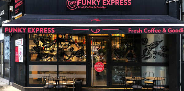 Cafea proaspăt prăjită la FUNKY EXPRESS