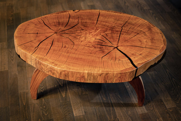 Masă din lemn de stejar, 925 mm x 640 mm x 405 mm