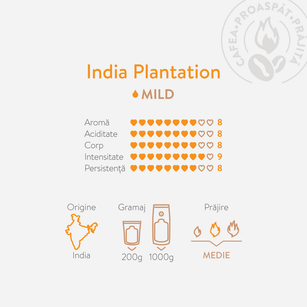 Frez Coffee India Plantation caracteristici